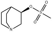 methanesulfonic acid (R)-(1-aza-bicyclo[2.2.2]oct-3-yl) ester 结构式