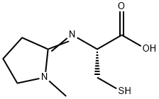 N-(1-Methyl-2-Pyrrolidinylidene)-L-Cysteine,105099-10-3,结构式