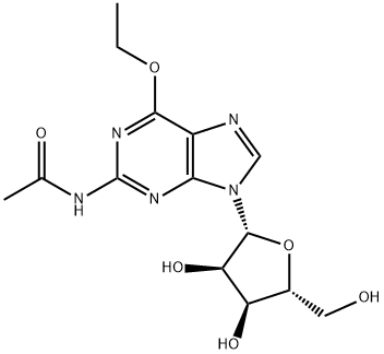 2-acetamido-6-ethoxy-9-(beta-D-ribofuranosyl)-9H-purine|