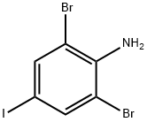 2,6-二溴-4-碘苯胺,10527-69-2,结构式