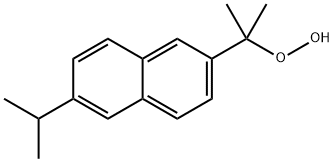 2-(2-hydroperoxypropan-2-yl)-6-propan-2-ylnaphthalene 结构式