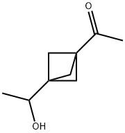 1-(3-(1-羟基乙基)双环并[1.1.1]戊烷-1-基)乙-1-酮,105542-93-6,结构式