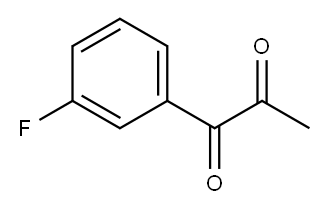 1-(3-FLUOROPHENYL)PROPANE-1,2-DIONE, 10557-18-3, 结构式
