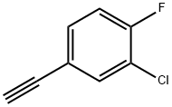2-氯-4-乙炔基-1-氟苯 结构式