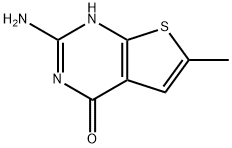 2-amino-6-methylthieno[2,3-d]pyrimidin-4(3H)-one, 1059126-74-7, 结构式