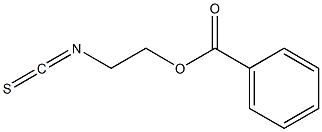 benzoic acid 2-isothiocyanato-ethyl ester Structure