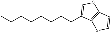 Thieno[3,2-b]thiophene, 3-octyl- Structure