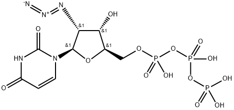 2'-Azido-2'-deoxyuridine-5'-triphosphate Structure