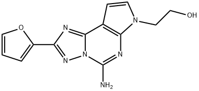 2-(5-amino-2-(furan-2-yl)-7H-pyrrolo[3,2-e][1,2,4]triazolo[1,5-c]pyrimidin-7-yl)ethan-1-ol 结构式