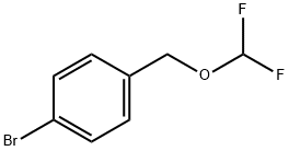 1-BROMO-4-DIFLUOROMETHOXYMETHYL-BENZENE 结构式
