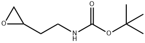 tert-butyl N-[2-(oxiran-2-yl)ethyl]carbamate Struktur