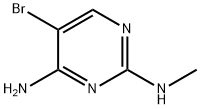 5-Bromo-N2-methyl-2,4-pyrimidinediamine Struktur