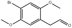 2-(4-bromo-2,5-dimethoxyphenyl)acetaldehyde Structure