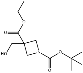 1-(叔丁基)-3-乙基3-(羟甲基)氮杂环丁烷-1,3-二羧酸, 1078166-51-4, 结构式