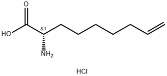(2S)-2-氨基-8-壬烯酸盐酸盐,1078627-30-1,结构式
