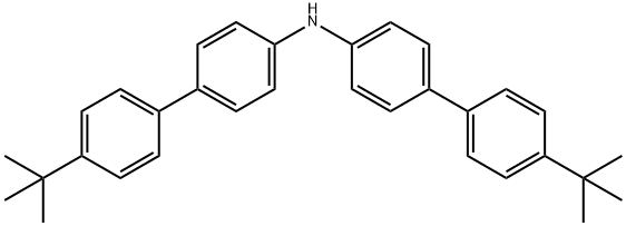双(4-叔丁基联苯基)胺, 1078705-10-8, 结构式