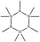 Cyclotrisilazane, nonamethyl-,1080-38-2,结构式