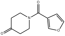 1-(呋喃-3-羰基)哌啶-4-酮,108206-23-1,结构式