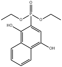 二乙基1,4-二羟基萘-2-基-2-膦酸酯, 108278-26-8, 结构式