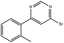 4-Bromo-6-(2-tolyl)pyrimidine Structure