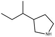 3-(1-Methylpropyl)pyrrolidine Structure