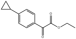 Ethyl 2-(4-cyclopropylphenyl)-2-oxoacetate Structure