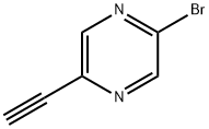 2-bromo-5-ethynylpyrazine Struktur