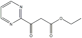 ethyl 3-oxo-(3-pyrimidin-2-yl)propanoate Structure