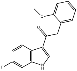 1-(6-fluoro-1H-indol-3-yl)-2-(2-methoxyphenyl)ethan-1-one,1094654-42-8,结构式