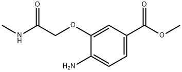 methyl 4-amino-3-[(methylcarbamoyl)methoxy]benzoate Structure