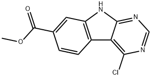 methyl 4-chloro-9H-pyrimido[4,5-b]indole-7-carboxylate Structure