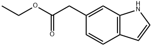 ethyl 2-(1H-indol-6-yl)acetate,109737-04-4,结构式