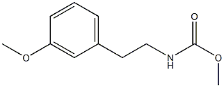 N-(methoxycarbonyl)-2-(3'-methoxyphenyl)ethylamine,110192-21-7,结构式
