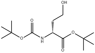 (R)-2-((叔丁氧基羰基)氨基)-4-羟基丁酸叔丁酯, 110207-49-3, 结构式