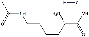N-epsilon-Acetyl-L-lysine hydrochloride Struktur
