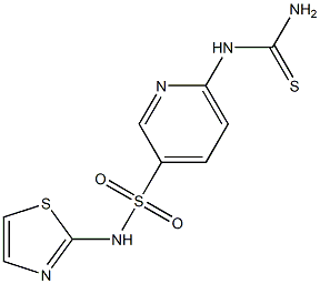 N-(THIAZOL-2-YL)-6-THIOUREIDOPYRIDINE-3-SULFONAMIDE,1104807-06-8,结构式