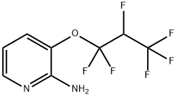 2-Amino-3-(1,1,2,3,3,3-hexafluoropropyloxy)pyridine Structure