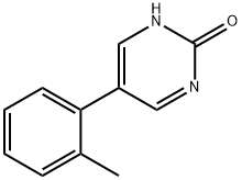 2-Hydroxy-5-(2-tolyl)pyrimidine Struktur