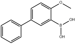 (4-甲氧基-[1,1'-联苯]-3-基)硼酸,1114496-44-4,结构式
