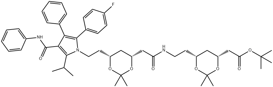 Atorvastatin Impurity 40 Structure