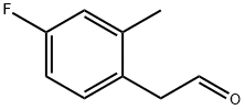 Benzeneacetaldehyde, 4-fluoro-2-methyl- 结构式