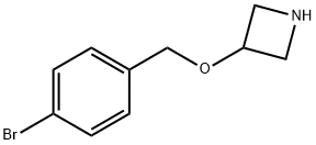 3-[(4-bromophenyl)methoxy]azetidine 结构式