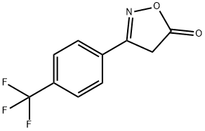 3-(4-trifluoromethylphenyl)isoxazol-5(4H)-one Structure