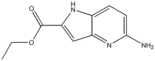 ethyl 5-amino-1H-pyrrolo[3,2-b]pyridine-2-carboxylate Structure
