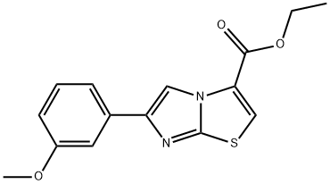 ethyl 6-(3-methoxyphenyl)imidazo[2,1-b]thiazole-3-carboxylate Structure