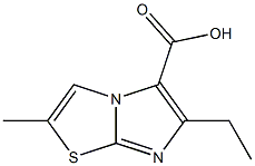 6-乙基-2-甲基咪唑并[2,1-B]噻唑-5-羧酸, 1131613-58-5, 结构式