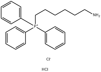 (6-氨基己基)三苯基氯化鏻盐酸盐 结构式