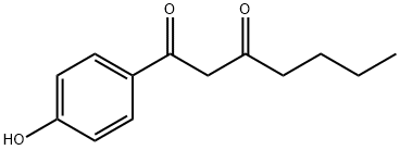 1-(4-Hydroxyphenyl)heptane-1,3-dione 结构式