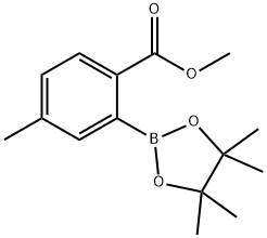 methyl 4-methyl-2-(4,4,5,5-tetramethyl-1,3,2-dioxaborolan-2-yl)benzoate|4-甲基-2-(4,4,5,5-四甲基-1,3,2-二氧硼杂环戊烷-2-基)苯甲酸甲酯