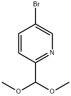 5-溴-2-(二甲氧基甲基)吡啶 结构式